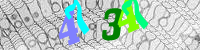 Blue Captcha Image